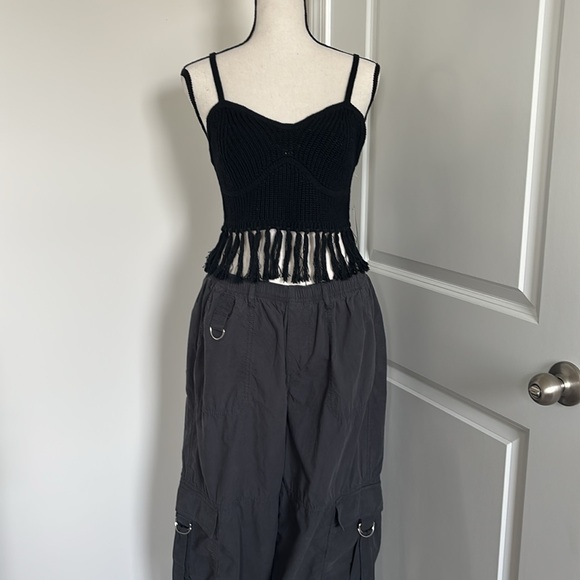 NWT Dark Gray Cargo Pants - Picture 8 of 12